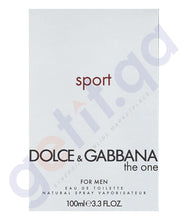 Load image into Gallery viewer, DOLCE & GABBANA 100ML THE ONE SPORT EDT FOR MEN