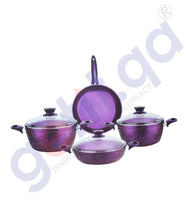 Load image into Gallery viewer, GIGILLI GRANITE COOKWARE 7 PIECE SET

