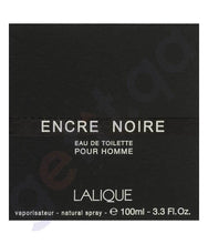Load image into Gallery viewer, LALIQUE 100ML ENCRE NOIR EDT FOR MEN

